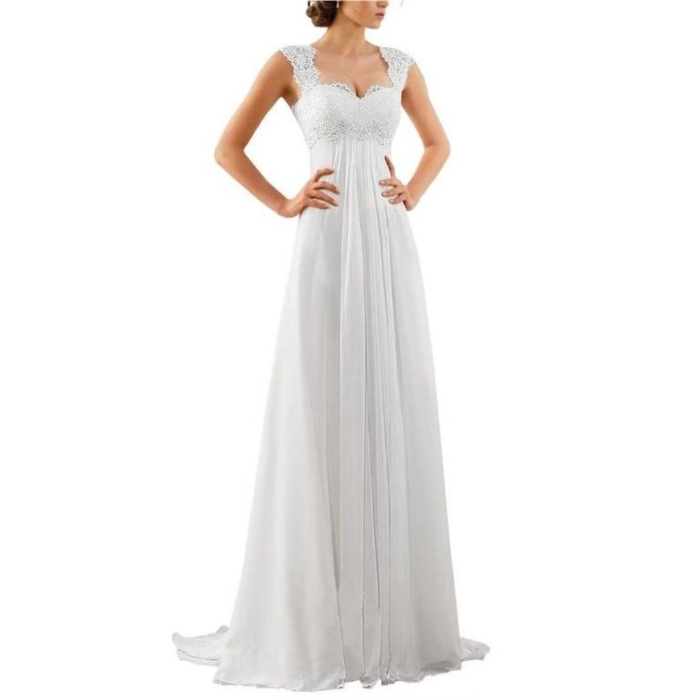 Abaowedding Lace Wedding Dresses for Bride Bridal Gown SIZE 8 New With Tags